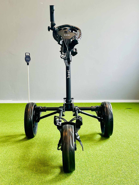 Keel Push Trolley Kolibri mit Mini-Packmaß Schwarz/Schwarz