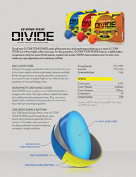 Srixon Q-Star Tour divide, gelb/orange 3er