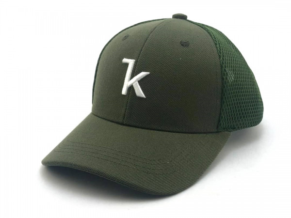 Keel Snapback Cap olive/weiss Snap Mesh