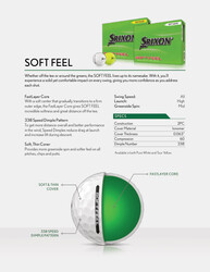 Srixon Soft Feel, Yellow 3er