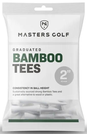 Bamboo Tees graduated 51mm 20 stk. weiß