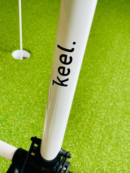 Keel Push Trolley Kolibri mit Mini-Packmaß Weiß/Weiß