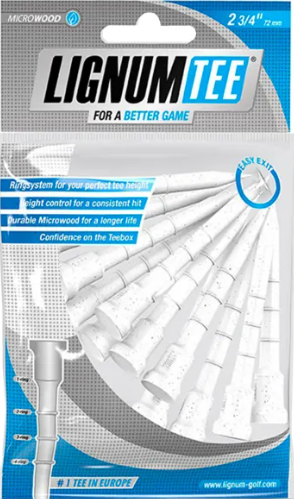 Lignum Tee 2 3/4" Packung mit 12 stk, weiß