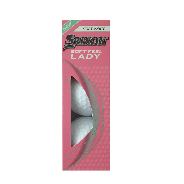 Srixon Soft Feel Lady, soft white 3er