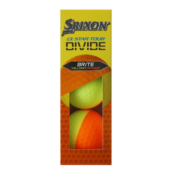 Srixon Q-Star Tour divide, gelb/orange 3er