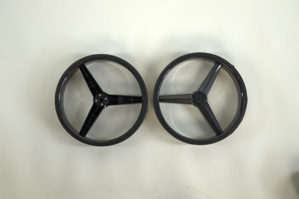 ClubCAD Hinterrad Carbon Optik