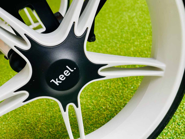Keel Push Trolley Kolibri mit Mini-Packmaß Weiß/Weiß
