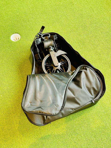 Keel Push Trolley Kolibri mit Mini-Packmaß Weiß/Weiß