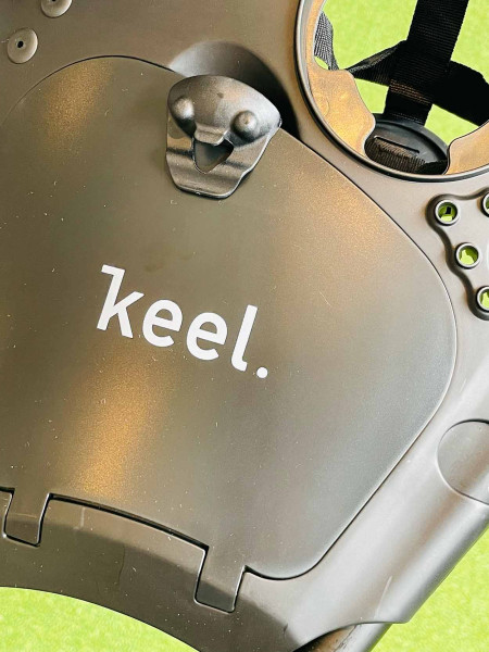 Keel Push Trolley Kolibri mit Mini-Packmaß Schwarz/Schwarz