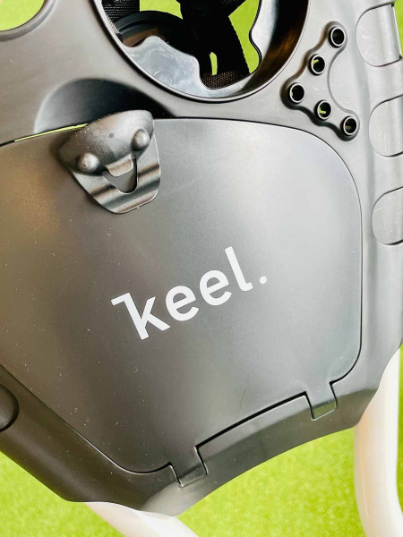 Keel Push Trolley Kolibri mit Mini-Packmaß Weiß/Weiß