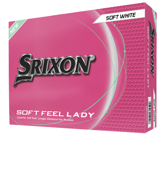 Srixon Soft Feel Lady, soft white 3er