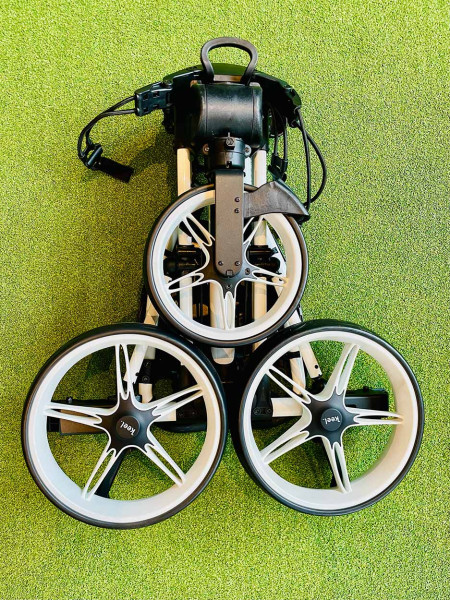 Keel Push Trolley Kolibri mit Mini-Packmaß Weiß/Weiß